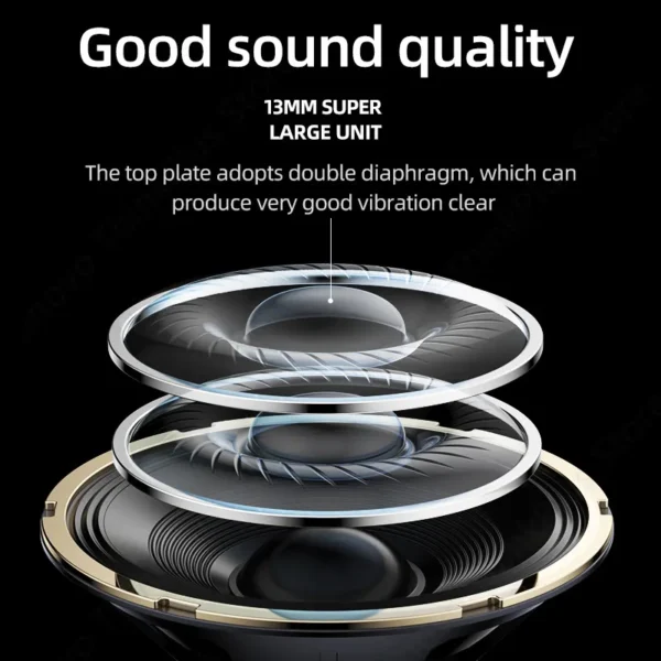 Fone de Ouvido Original Lenovo LP40 Bluetooth 5.0 TWS Sem Fio – Design Anatômico, Operação Simples e Fácil de Usar - Imagem 4