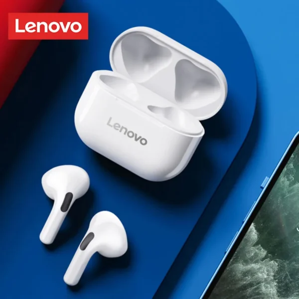 Fone de Ouvido Original Lenovo LP40 Bluetooth 5.0 TWS Sem Fio – Design Anatômico, Operação Simples e Fácil de Usar - Imagem 7