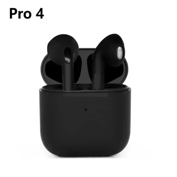 Fone de ouvido Pro4 TWS  baleote 9d estéreo sem fio fones alta fidelidade chanfre com microfone para xiaomi - Imagem 2