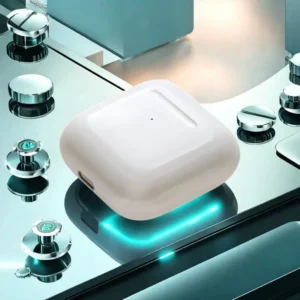 Fone de ouvido Pro4 TWS  baleote 9d estéreo sem fio fones alta fidelidade chanfre com microfone para xiaomi